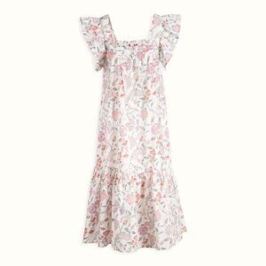 Ophelia & Indigo Floral Midi Dress Size Small 41746